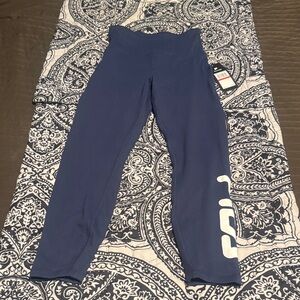 Fila Navy Blue Kids Leggings